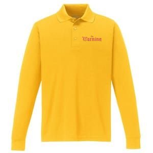 The Warning Keep Me Fed Fan Pack 2 Performance Long Sleeve Polo