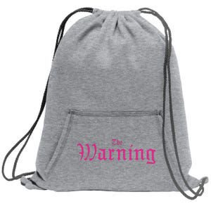 The Warning Keep Me Fed Fan Pack 2 Sweatshirt Cinch Pack Bag