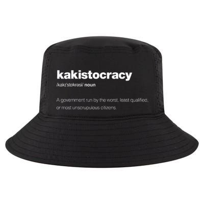 The Word Kakistocracy With A Dictionary Definition Cool Comfort Performance Bucket Hat