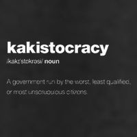 The Word Kakistocracy With A Dictionary Definition Cool Comfort Performance Bucket Hat
