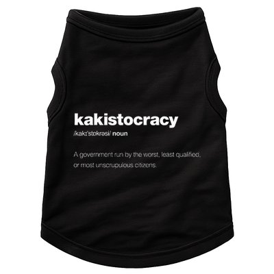 The Word Kakistocracy With A Dictionary Definition Doggie Tank