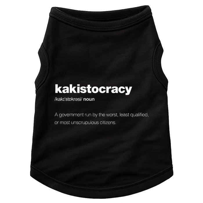 The Word Kakistocracy With A Dictionary Definition Doggie Tank