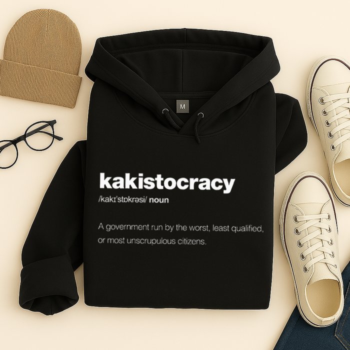 The Word Kakistocracy With A Dictionary Definition Hoodie