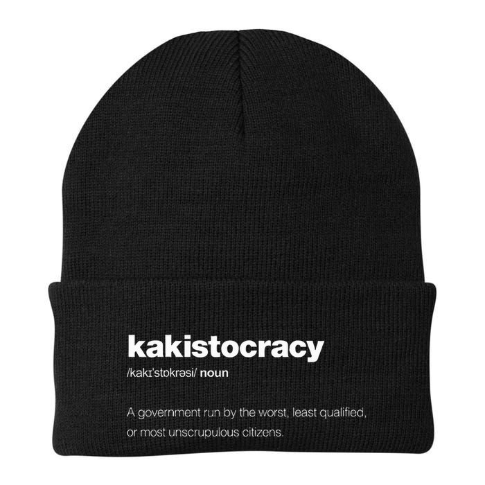 The Word Kakistocracy With A Dictionary Definition Beanie
