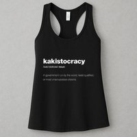The Word Kakistocracy With A Dictionary Definition Womens Tank Top