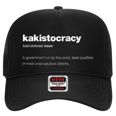 The Word Kakistocracy With A Dictionary Definition Trucker Hat