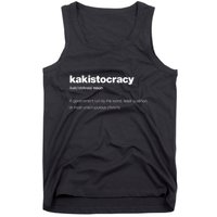 The Word Kakistocracy With A Dictionary Definition Tank Top