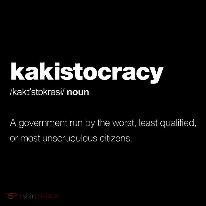 The Word Kakistocracy With A Dictionary Definition Visor