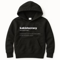 The Word Kakistocracy With A Dictionary Definition Kids Hoodie