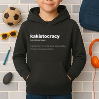 The Word Kakistocracy With A Dictionary Definition Kids Hoodie