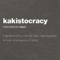 The Word Kakistocracy With A Dictionary Definition Cotton Canvas Backpack