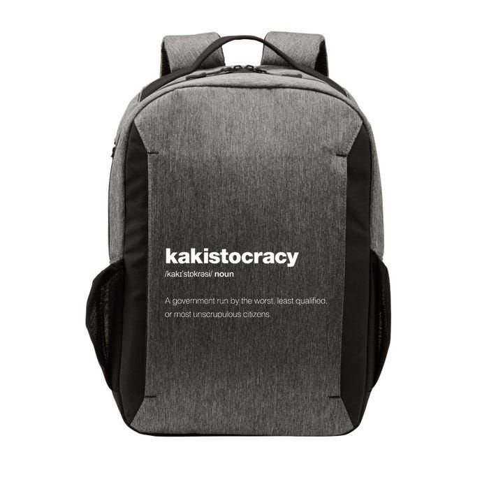 The Word Kakistocracy With A Dictionary Definition Vector Backpack