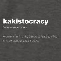 The Word Kakistocracy With A Dictionary Definition Vector Backpack