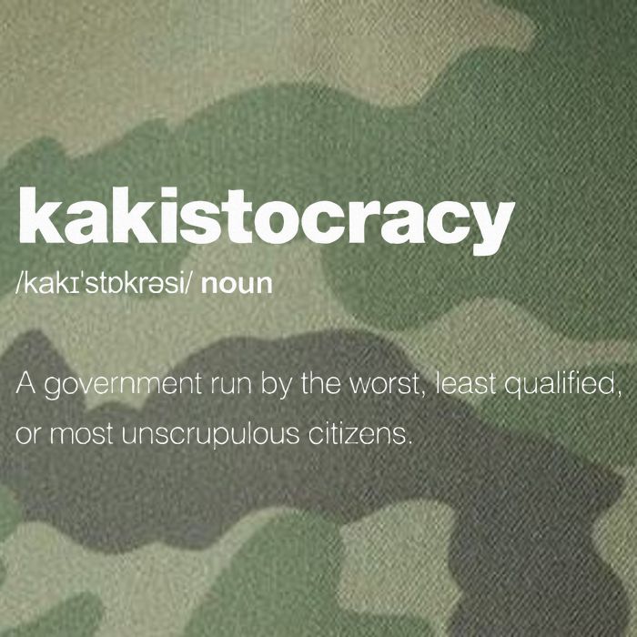 The Word Kakistocracy With A Dictionary Legacy Tie Dye Trucker Hat