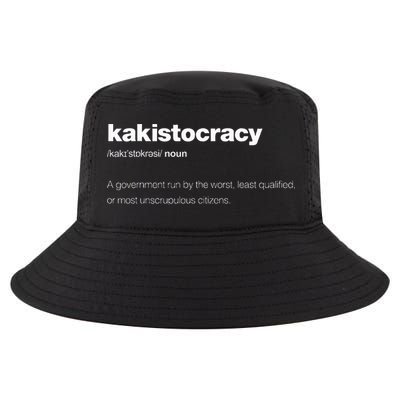 The Word Kakistocracy With A Dictionary Cool Comfort Performance Bucket Hat