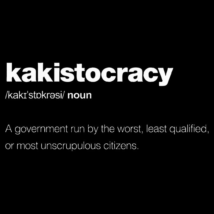 The Word Kakistocracy With A Dictionary Youth Performance Sprint T-Shirt