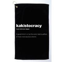 The Word Kakistocracy With A Dictionary Golf Towel