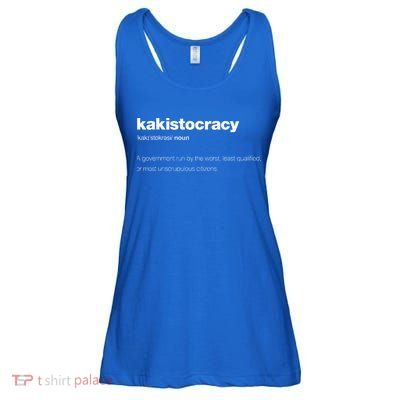 The Word Kakistocracy With A Dictionary Ladies Essential Flowy Tank
