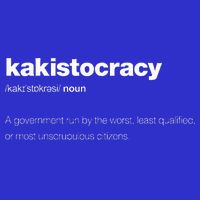 The Word Kakistocracy With A Dictionary Bag