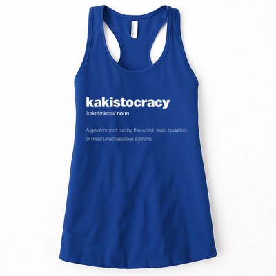 The Word Kakistocracy With A Dictionary Womens Tank Top