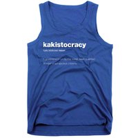 The Word Kakistocracy With A Dictionary Tank Top