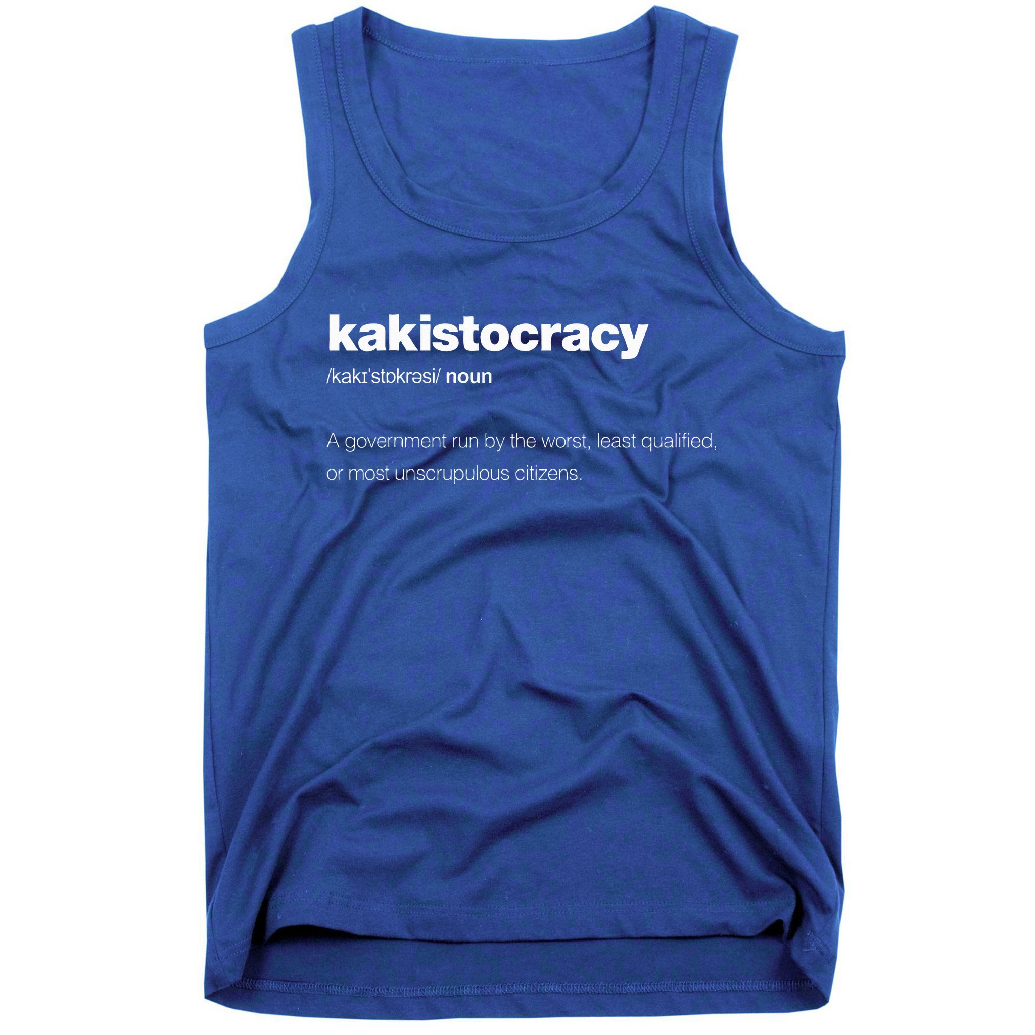 The Word Kakistocracy With A Dictionary Tank Top