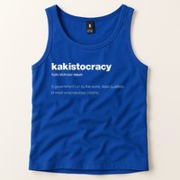 The Word Kakistocracy With A Dictionary Tank Top