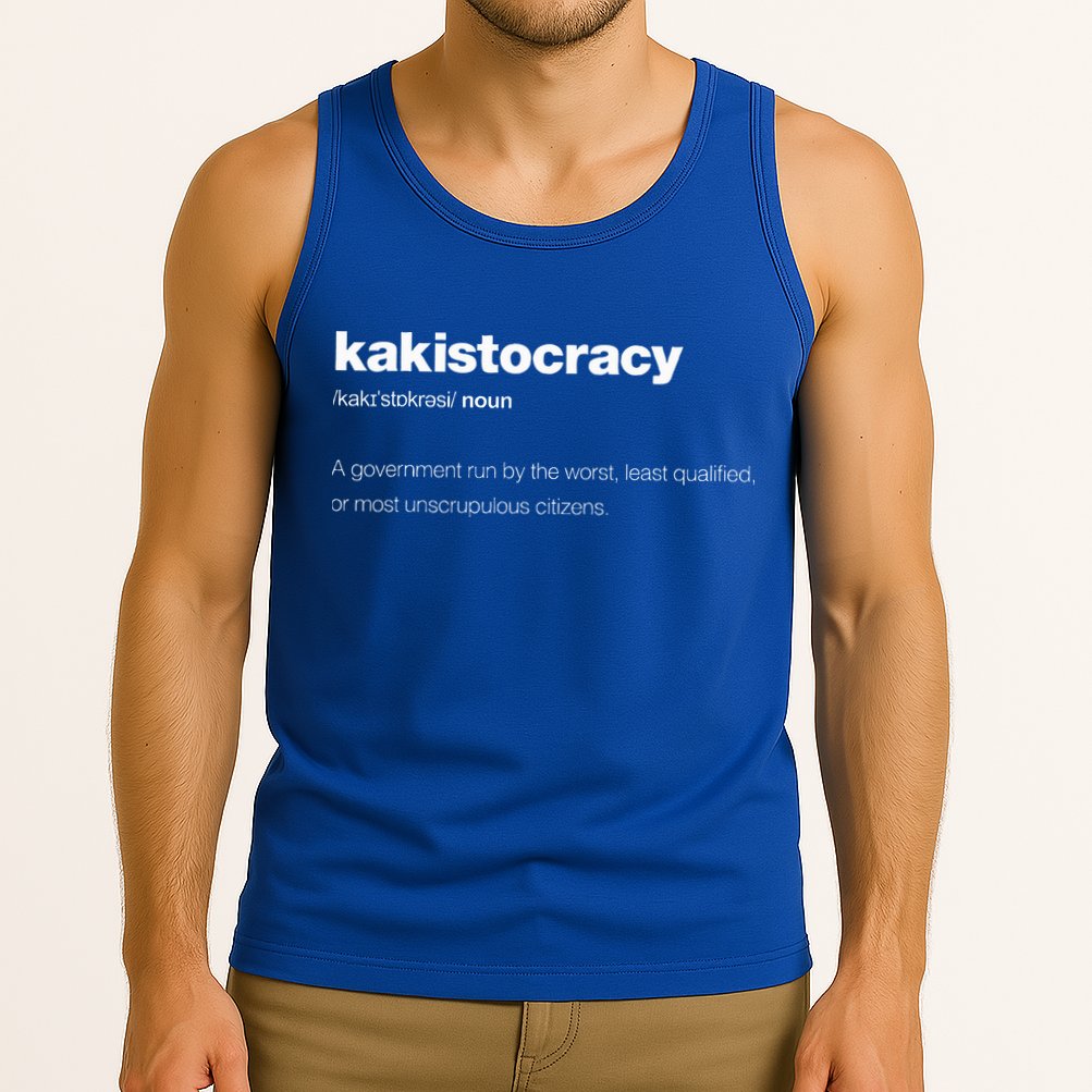 The Word Kakistocracy With A Dictionary Tank Top
