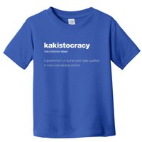 The Word Kakistocracy With A Dictionary Toddler T-Shirt