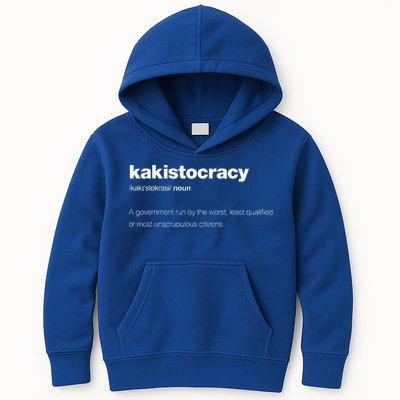 The Word Kakistocracy With A Dictionary Kids Hoodie