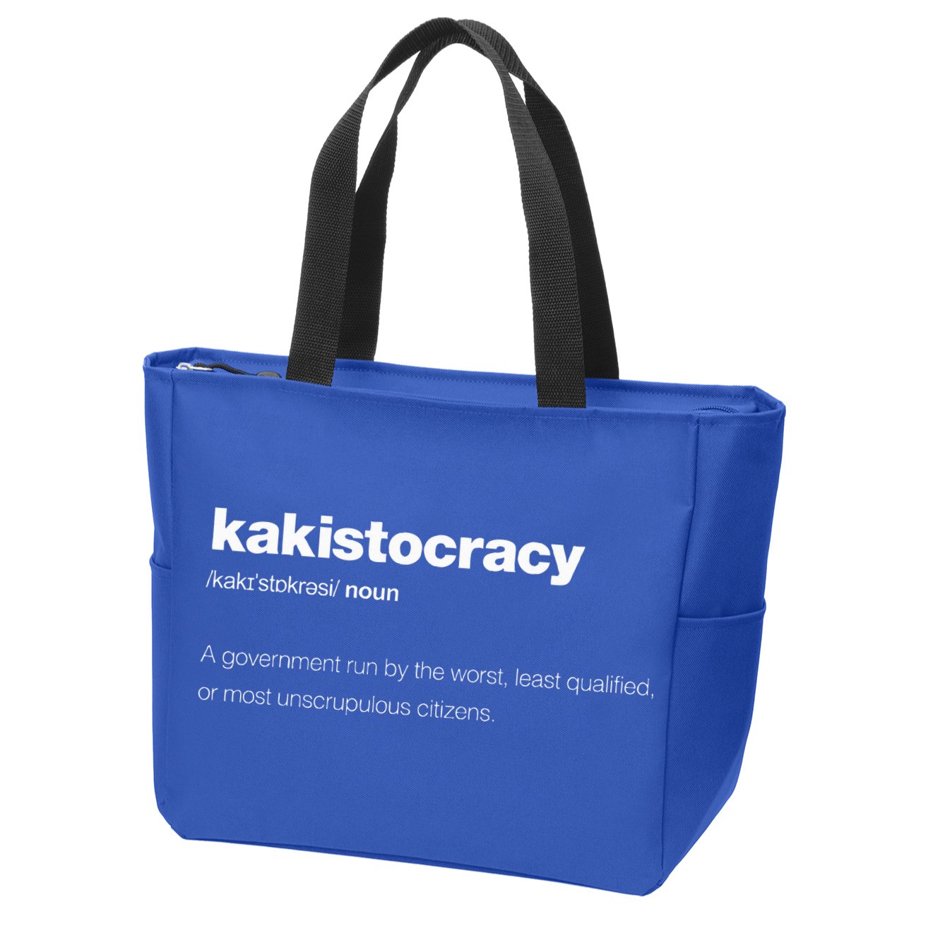 The Word Kakistocracy With A Dictionary Zip Tote Bag