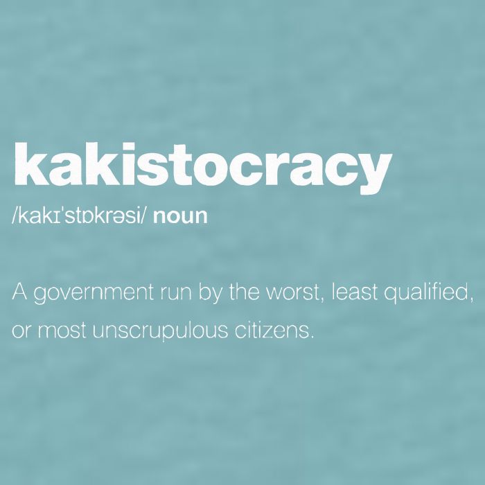 The Word Kakistocracy With A Dictionary Sueded Cloud Jersey T-Shirt