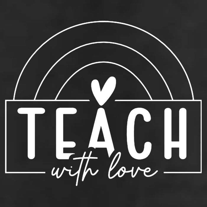 Teach With Love Heart Cool Comfort Performance Bucket Hat