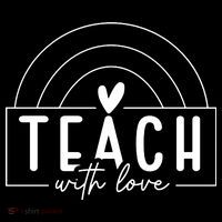Teach With Love Heart Sustainable Bucket Hat