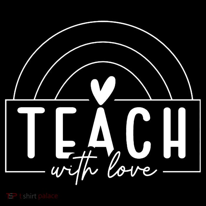 Teach With Love Heart Sustainable Bucket Hat