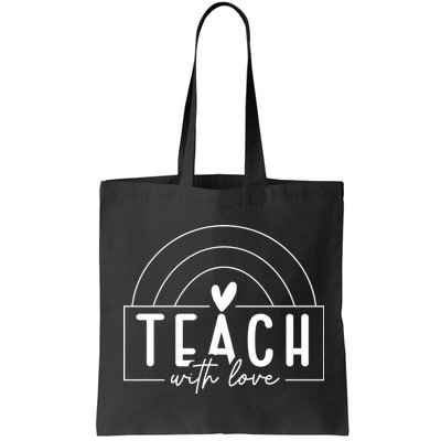 Teach With Love Heart Bag