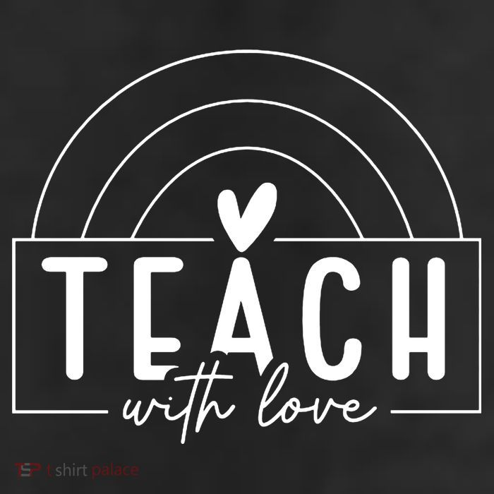 Teach With Love Heart Trucker Hat