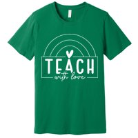 Teach With Love Heart Premium T-Shirt