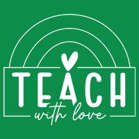 Teach With Love Heart Premium T-Shirt