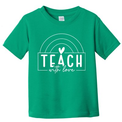 Teach With Love Heart Toddler T-Shirt