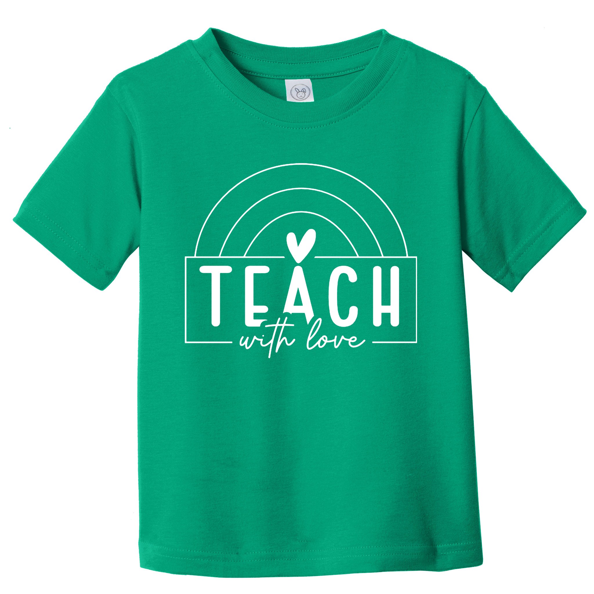 Teach With Love Heart Toddler T-Shirt