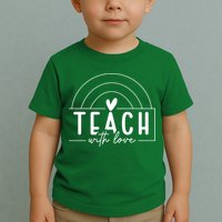 Teach With Love Heart Toddler T-Shirt
