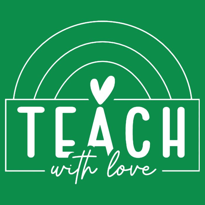 Teach With Love Heart Toddler T-Shirt