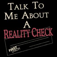 The White L.O.T.U.S Talk To Me About A Reality Check Flat Bill Trucker Hat