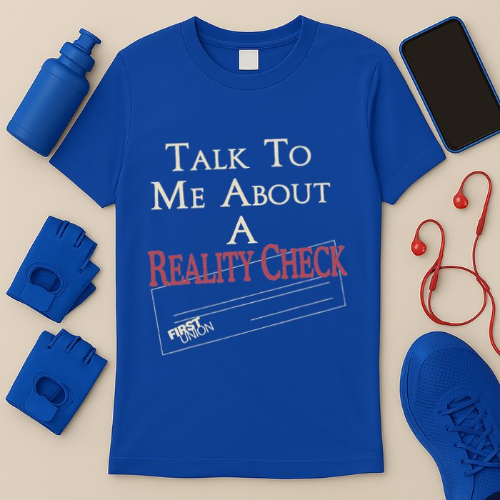 The White L.O.T.U.S Talk To Me About A Reality Check T-Shirt