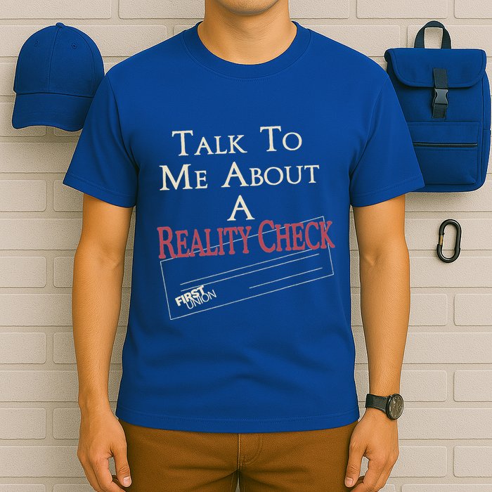 The White L.O.T.U.S Talk To Me About A Reality Check T-Shirt