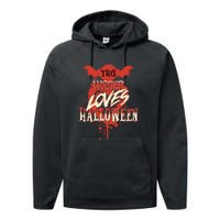 This Writer Loves Halloween For Journalists And Bloggers Performance Fleece Hoodie