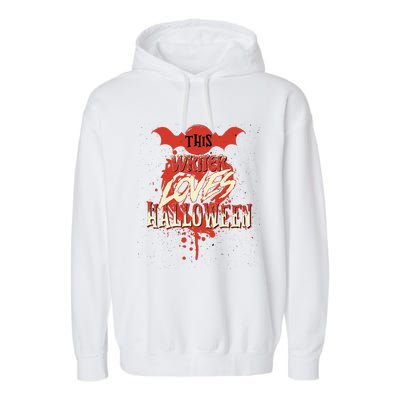 This Writer Loves Halloween For Journalists And Bloggers Garment-Dyed Fleece Hoodie