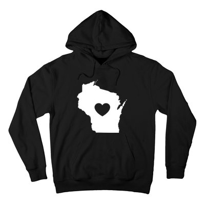 The Wisconsin Love Heart Hoodie