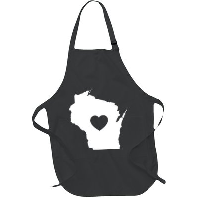 The Wisconsin Love Heart Apron